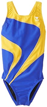 (20, Royal) TYR SPORT Girl's Alliance T-Splice Maxfit Swimsuit