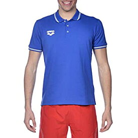 【中古】【輸入品・未使用】Arena 1D345 Men's Team Line Short Sleeve Polo, Royal - L