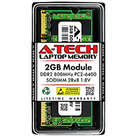 【中古】【輸入品・未使用】A-Tech 2GB モジュール Synology DiskStation DS2411+ DS1511+ DS1010+ NAS サーバー用 - DDR2 800Mhz PC2-6400 SODIMM メモリー RAM (Synology