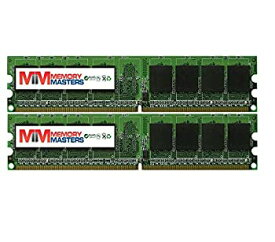 【中古】【輸入品・未使用】MemoryMasters MA247G/A 2GB (2x1GB) Dell 互換性 G5 DDR2-533 Non-ECC メモリキット