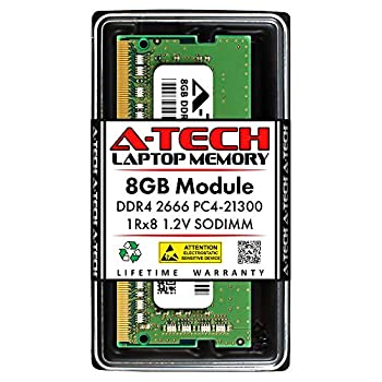 【中古】【輸入品・未使用】A-Tech 8GB RAM 交換用 Crucial CT8G4SFS8266 | DDR4 2666MHz PC4-21300 1Rx8 1.2V SODIMM 260ピン メモリモジュール：スカイマーケットプラス