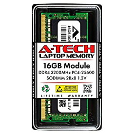 【中古】【輸入品・未使用】A-Tech 16GB RAM 交換用 Samsung M471A2K43DB1-CWE | DDR4 3200MHz PC4-25600 2Rx8 1.2V SODIMM 260ピン メモリモジュール