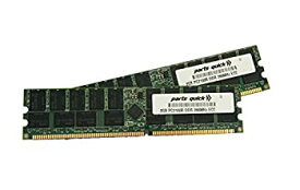 【中古】【輸入品・未使用】parts-quick 4GBキットHP COMPAQProLiant BL20pにG2サーバ用（2×2GB）PC2100登録266MHz184ピンDDR SDRAM DIMM ECCメモリRAM。 300682-B21、ad19