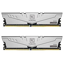 【中古】【輸入品・未使用】TEAMGROUP T-Create Classic 10L DDR4 32GB キット (2 x 16GB) 3200MHz (PC4 25600) CL22 デスクトップメモリーモジュール Ram - TTCCD432G3200H