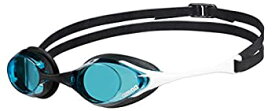 【中古】【輸入品・未使用】Arena Cobra Swim Goggles for Men and Women, Blue/White, Swipe Non-Mirror