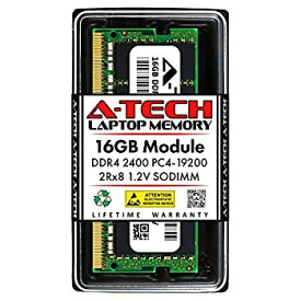 【中古】【輸入品・未使用】A-Tech 16GB RAM 交換用 Crucial CT2K16G4SFD824A | DDR4 2400MHz PC4-19200 2Rx8 1.2V SODIMM 260ピン メモリモジュール