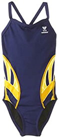 【中古】【輸入品・未使用】(22, Navy/Gold) - TYR SPORT Girl's Phoenix Splice Diamondfit Swimsuit