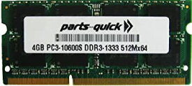 【中古】【輸入品・未使用】Parts-Quick リンゴmac Miniコア用4Gbメモリi5 2.3 / 2.5（半ば2011）Ddr3 Pc3-10600 1333 Sodimmラム（部品-迅速ブランド）