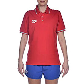 【中古】【輸入品・未使用】Arena 1D345 Men's Team Line Short Sleeve Polo, Red - M
