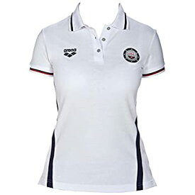 【中古】【輸入品・未使用】Arena Women's Official USA Swimming National Team Polo Shirt, White - Navy, XX-Large