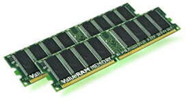 【中古】【輸入品・未使用】Kingston 1GB 333MHz DDR Non-ECC CL2.5 DIMM (Kit of 2) KVR333X64C25K2/1G