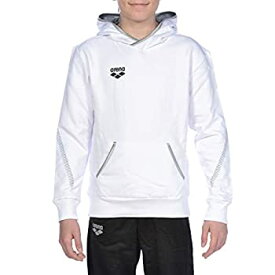 【中古】【輸入品・未使用】Arena Kids Team Line Youth Fleece Long Sleeve Hoodie, White, M