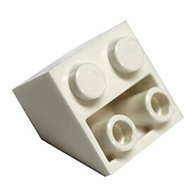 【中古】【輸入品・未使用】LEGO パーツとピース:ホワイト 2x2 45インチ 逆傾斜 x100