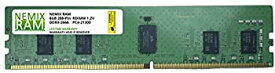 【中古】【輸入品・未使用】8GB (1x8GB) DDR4-26DDR4-PC4-21300 ECC UDIMM 2Rx8 1.2V 書き込み用メモリ、サーバー、ワークステーション用レジスタードメモリ