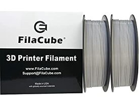 【中古】【輸入品・未使用】PLA 3Dプリンターフィラメント 28色 1.75mm 1kg フィラキューブ PLA 2 プラスチックサプライ FDMプリンター (エンジニアリンググレー 2X)