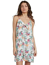 【中古】【輸入品・未使用】Roxy Women's Time Strappy Dress, Bright White Floral of Paradis, S