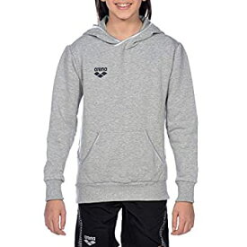 【中古】【輸入品・未使用】Arena Kids Team Line Youth Fleece Long Sleeve Hoodie, Medium Grey Melange, XL