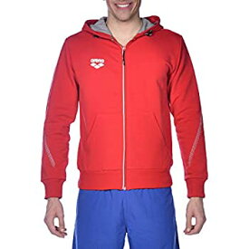 【中古】【輸入品・未使用】Arena Swim 1D347 Youth Team Line Hooded Jacket, Red - XXL