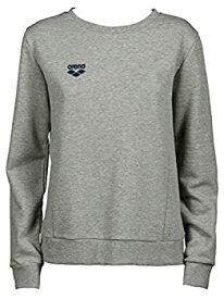 【中古】【輸入品・未使用】Arena Women's Standard Official USA Swimming National Team Crewneck Sweatshirt, Medium Grey Melange, M