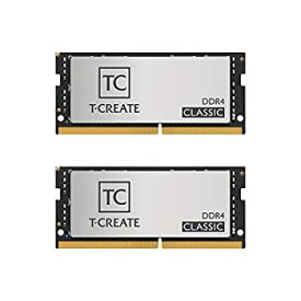 【中古】【輸入品・未使用】TEAMGROUP T-Create Classic DDR4 SODIMM 32GB キット (2 x 16GB) 3200MHz (PC4- 25600) 260ピン CL22 ノートパソコンメモリーモジュール Ram -