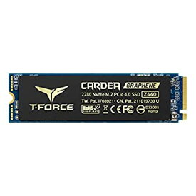 【中古】【輸入品・未使用】TEAMGROUP T-Force CARDEA Zero Z440 1TB DRAMとグラフェン銅箔付き 3D NAND TLC NVMe PCIe Gen4 x4 M.2 2280 ゲーミング内部SSD (読み取り/書き