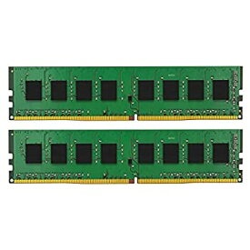 【中古】【輸入品・未使用】キングストン Kingston デスクトップPC用メモリ DDR4 2666MT/秒 8GBx2枚 CL19 1.2V Non-ECC DIMM 288pin KVR26N19S8K2/16 製品寿命期間保証