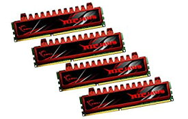 【中古】【輸入品・未使用】G.SKILL Ripjawsシリーズ16ギガバイト（4×4 GB）240ピンDDR3 SDRAM DDR31066（PC38500）デスクトップメモリモデルF3-8500CL7Q-16GBRL