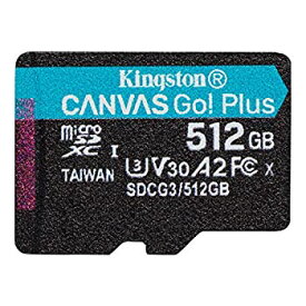 【中古】【輸入品・未使用】キングストン microSD 512GB 170MB/s UHS-I U3 V30 A2 Nintendo Switch動作確認済 Canvas Go! Plus SDCG3/512GB