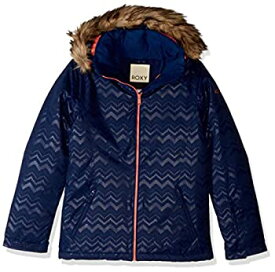 【中古】【輸入品・未使用】Roxy Snow Big American Pie Solid Girl Jacket, Medieval Blue AZTECSPIRITEMBOS, 16/XXL