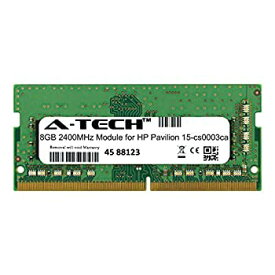 【中古】【輸入品・未使用】A-Tech 8GB モジュール HP Pavilion 15-cs0003ca ノートパソコン&ノートブック用 DDR4 2400Mhz メモリーラム対応 (ATMS309954A25827X1)