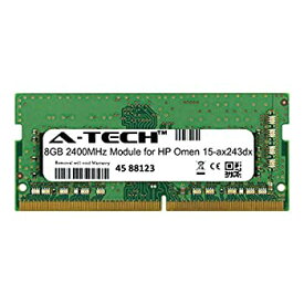 【中古】【輸入品・未使用】A-Tech 8GB モジュール HP Omen 15-ax243dx ノートパソコン & ノートブック対応 DDR4 2400Mhz メモリーRAM (ATMS279989A25827X1)