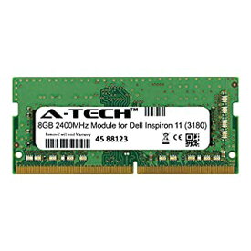 【中古】【輸入品・未使用】A-Tech 8GB モジュール Dell Inspiron 11 (3180) ノートパソコン & ノートブック用 DDR4 2400Mhz メモリラム対応 (ATMS277731A25827X1)