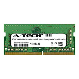 【中古】【輸入品・未使用】A-Tech 8GB モジュール HP 14-ck0xxx (Intel Core Models) ノートパソコン & ノートブック対応 DDR4 2666Mhz メモリー RAM (ATMS378916A25978X1)