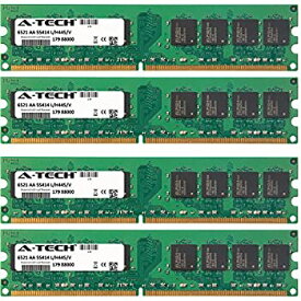 【中古】【輸入品・未使用】8GB キット (4 x 2GB) Dell Inspiron デスクトップシリーズ 530a/c. DIMM DDR2 Non-ECC PC2-5300 667MHz RAMメモリ純正A-Techブランド。