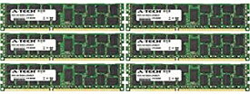 【中古】【輸入品・未使用】24GB キット (6 x 4GB) HP-Compaq ProLiantシリーズ SL390s G7 (626449-B21) DIMM DDR3 ECC Registered PC3-10600R 1333MHz デュアルランク サー