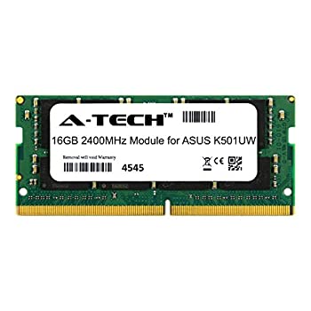 A-Tech 16GB モジュール ASUS K501UW ノートパソコン  ノートブック用 DDR4 2400Mhz メモリラム対応 (ATMS394403A25831X1)
