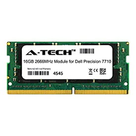 【中古】【輸入品・未使用】A-Tech 16GB モジュール Dell Precision 7710 ノートパソコン&ノートブック用 DDR4 2666Mhz メモリーラム対応 (ATMS316779A25832X1)