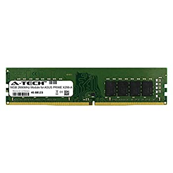 ファッションデザイナーA-Tech 16GB モジュール ASUS Prime X299-A デスクトップ  ワークステーション マザーボード 互換 DDR4 2666Mhz メモリー RAM (ATMS322328A2582