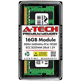 【中古】【輸入品・未使用】A-Tech 16GB RAM Synology NAS DiskStation DS2419+ DS1819+ DS3018xs DS1618+ DS3617xs | DDR4 2400MHz PC4-19200 ECC アンバッファード SODIMM
