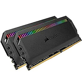 【中古】【輸入品・未使用】CORSAIR Dominator Platinum RGB 32GB (2x16GB) DDR4 3200 (PC4-28800) C16 1.35V AMD ?????? - ????