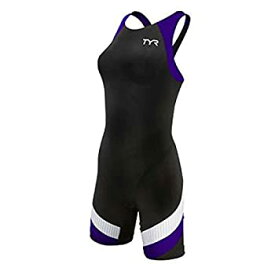 【中古】【輸入品・未使用】TYR Sport レディース スポーツ カーボン エアロバック ショート ジョン スキンスーツ M パープル