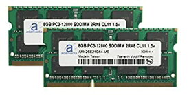 【中古】【輸入品・未使用】Adamanta 16GB (2x8GB) ノートパソコン メモリアップグレード Lenovo TP T430 2347 DDR3 1600Mhz PC3-12800 SODIMM 2Rx8 CL11 1.5v Notebook DRA