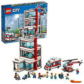 【中古】【輸入品・未使用】LEGO City City Hospital 60204 Building Kit (861 Piece), Multicolor