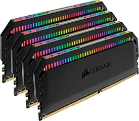 【中古】【輸入品・未使用】CORSAIR DDR4-3600MHz デスクトップPC用 メモリ DOMINATOR PLATINUM RGB シリーズ 32GB [8GB×4枚] CMT32GX4M4C3600C18