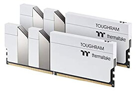 【中古】【輸入品・未使用】Thermaltake TOUGHRAM ホワイト DDR4 4400MHz C19 16GB (8GB x 2) メモリ Intel XMP 2.0 リアルタイムパフォーマンスモニタリングソフトウェア付