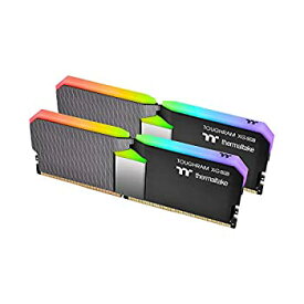 【中古】【輸入品・未使用】Thermaltake TOUGHRAM XG RGB DDR4 4600MHz 16GB (8GB x 2) 16.80万色 RGB Alexa/Razer Chroma/5V マザーボード 同期ケーブル RGBメモリ R016D40