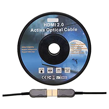 4?K HDMIアクティブ光ケーブル(AOC)、HDMIオス 50 meters 12V4-41150