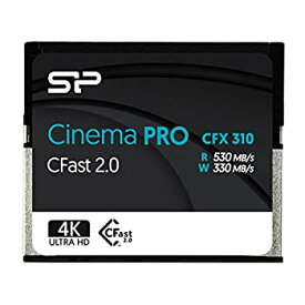 【中古】【輸入品・未使用】Silicon Power 512GB CFast 2.0 CinemaPro CFX310 Memory Card, 3500X and up to 530MB/s Read, MLC, for Blackmagic URSA Mini, Canon XC10/1D