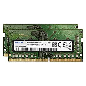 【中古】【輸入品・未使用】工場純正 32GB (2x16GB) HP Pavilion対応 Envy x360 ノートパソコンアップグレード DDR4 3200MHz PC4-25600 SODIMM 1Rx8 CL22 1.2v M471A2G43AB2