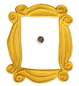 【中古】【輸入品・未使用】Handmade with Love by Fatima Peephole Yellow Frame. Replica of The Frame seen in Monica's Door. It has Two Side Tape. Ready to Hang.